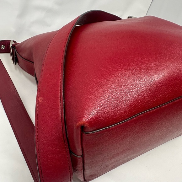 COACH Legacy Tassel Duffle 19889
Leather Crossbody Bag Deep Red - Picture 11 of 17